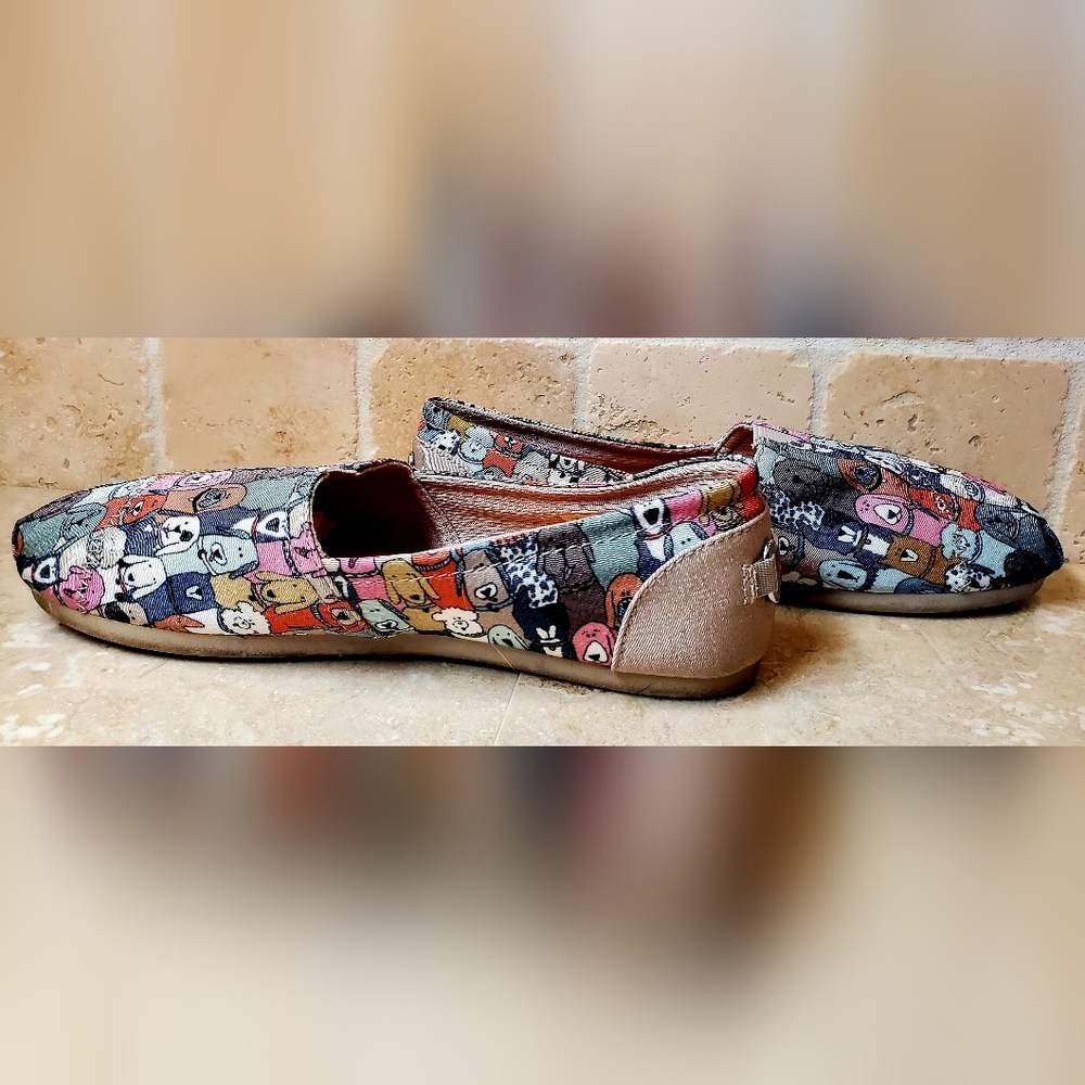 Skechers BOBS Plush Dog Wag Party Slip-on Flats Size 8 - Picture 9 of 10